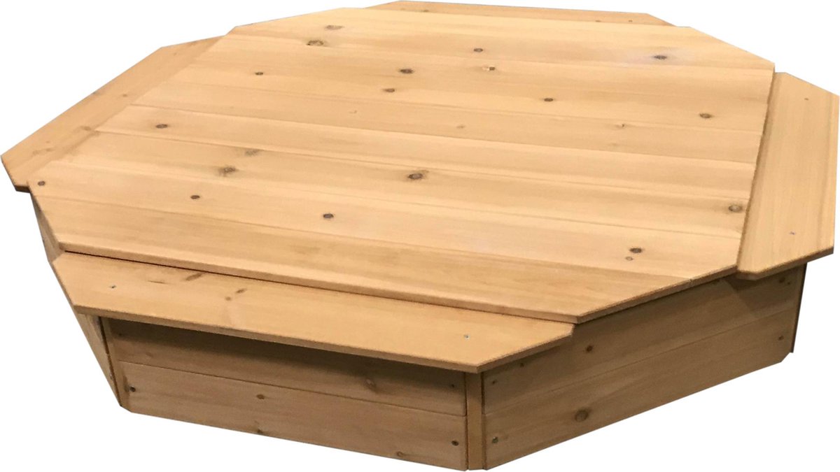   Houten Zandbak Met 4 Bankjes | Inclusief Deksel